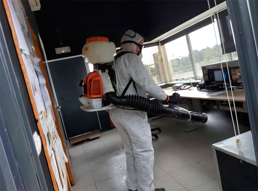 servicio de tratamiento y desinfección particulares